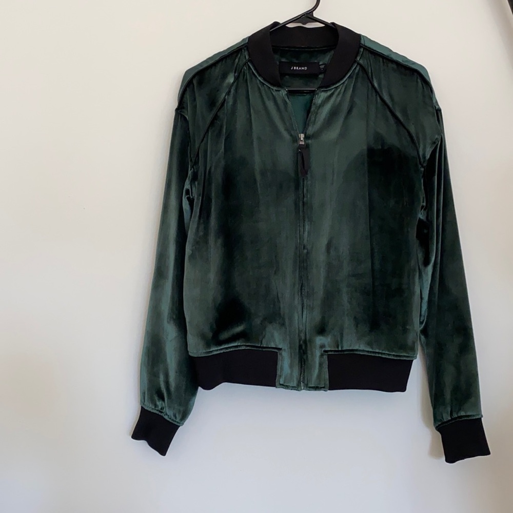 J Brand Velvet bomber